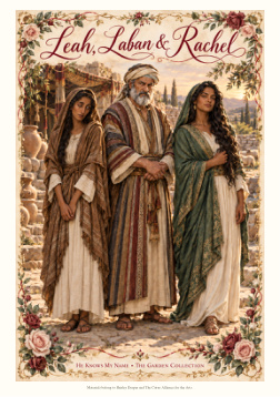 Leah, Laban & Rachel A5 artwork preview