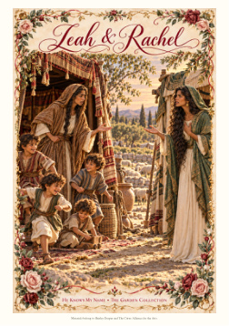 Leah & Rachel Across Two Tents A5 artwork preview