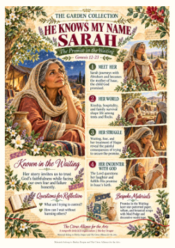 Sarah: The Promise in the Waiting A5 artwork preview